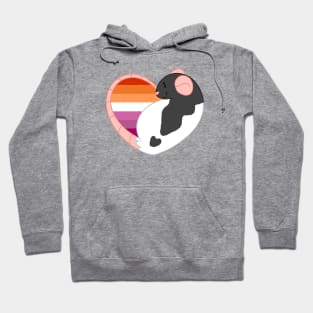 Lesbian Pride Rat Hoodie